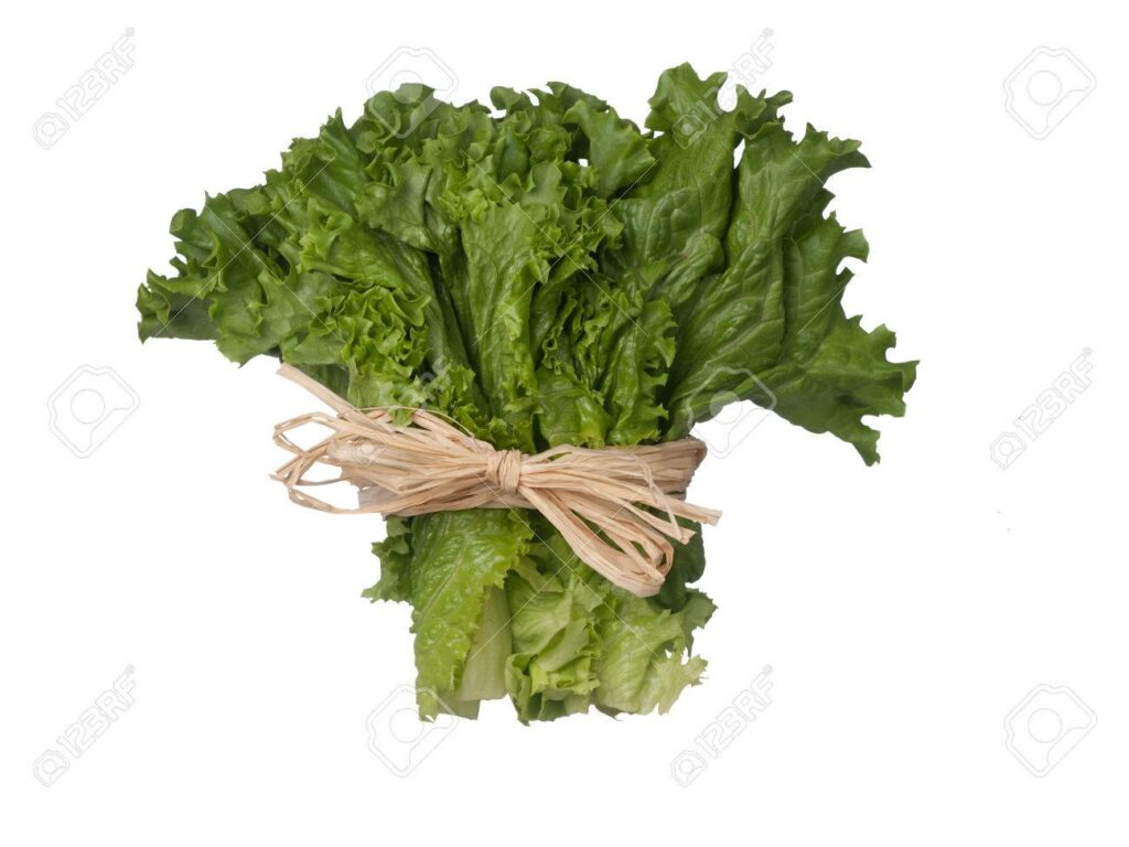 A bouquet of lettuce
