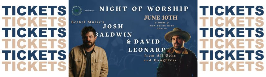 Josh Baldwin & David Leonard Night of Worship flyer
