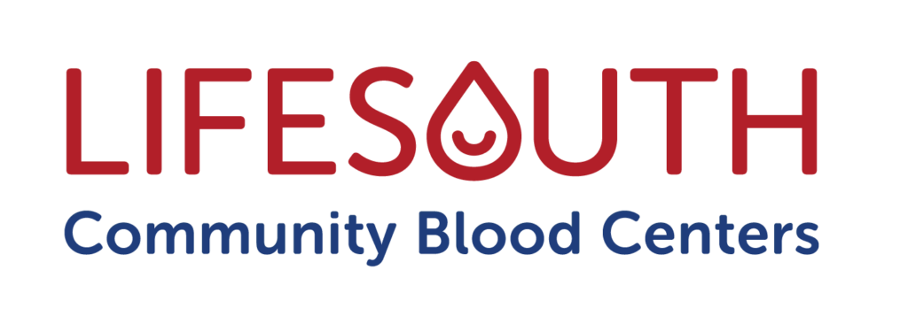 The logo for lifesouth community blood