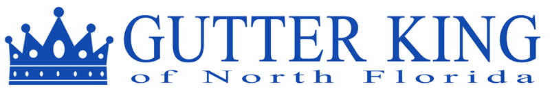 Elegant Gutter King logo with crown symbolizes premium gutter solutions in North Florida.
