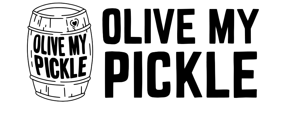 Olive my pickle jar illustration, emphasizing the bold message about olives and pickles.